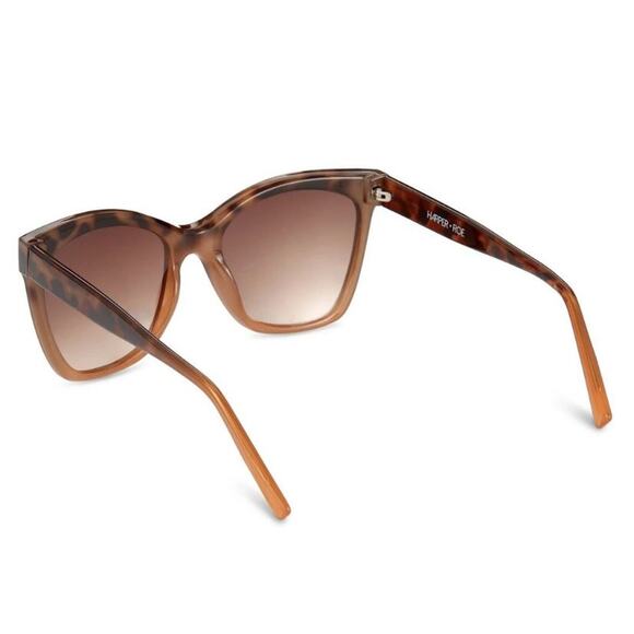 NEW Harper + Roe Demi Gradient Brown Black Women's Sunglasses - Picture 3 of 6